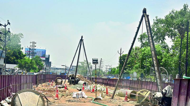 Balanagar flyover work still unfinished