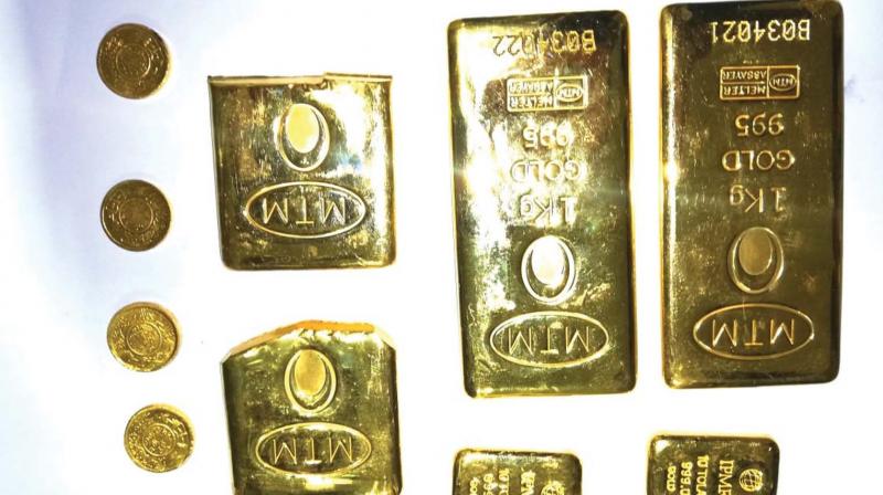 Rs 1-crore gold seized at Kochi airport