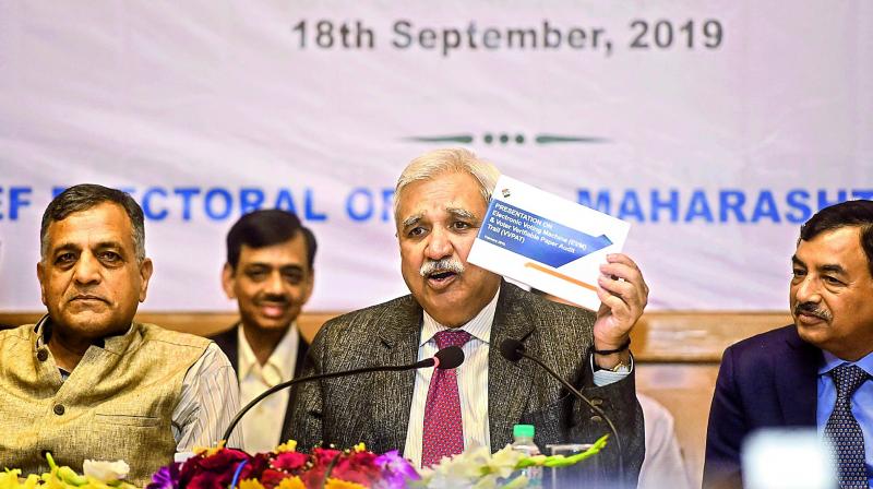 Ballot papers are history, says CEC commissioner Sunil Arora