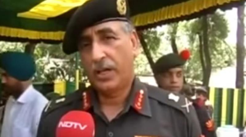 Eastern Army Commander Lt General Praveen Bakshi. (Photo: Videograb)