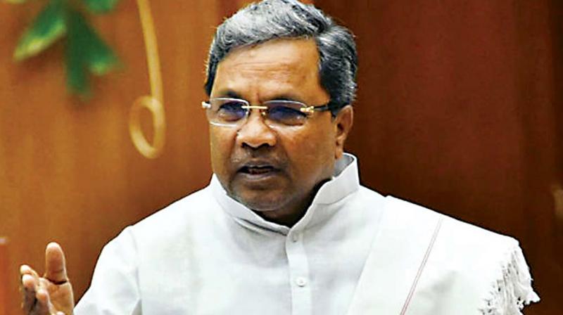 Chief Minister Siddaramaiah