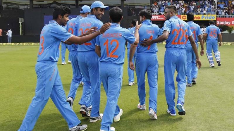 Jayant Yadav sported number 22 jersey as he made his India debut against New Zealand in Vizag. (Photo: BCCI)