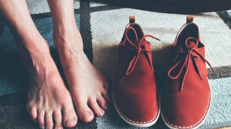Standing or sitting for long hours causes swollen feet. (Photo: Representational/Pexels)