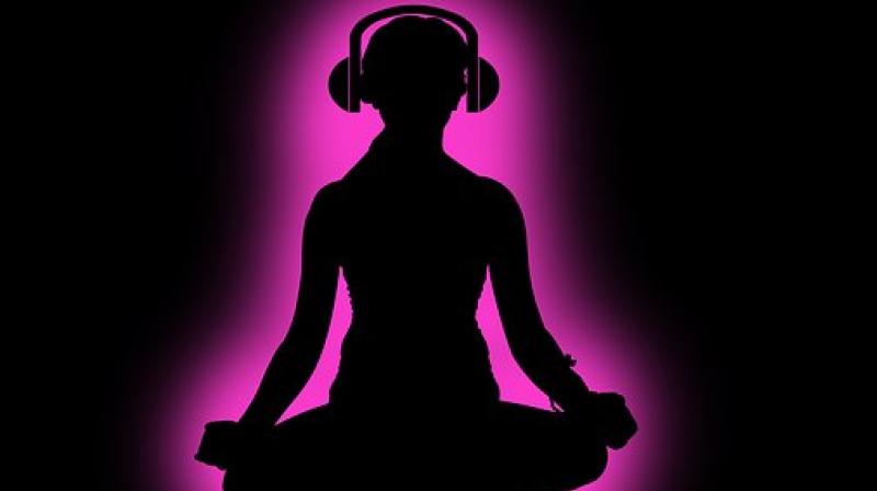 Listening to yoga music can be therapeutic