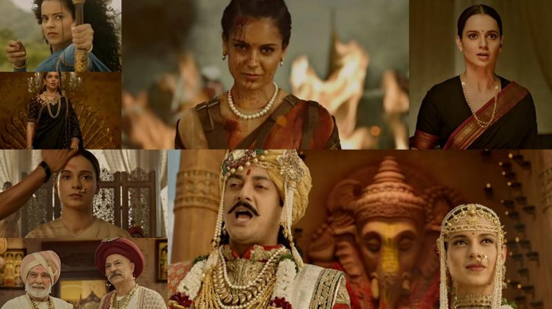 Screengrabs from Manikarnika:The Queen of Jhansi trailer. (Courtesy: YouTube/Zee Studios)