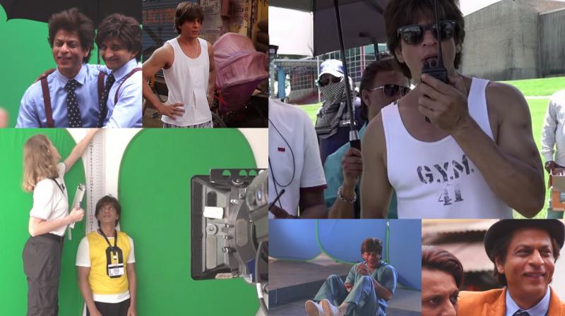 Screengrabs from Zero BTS video. (Courtesy: YouTube/ Red Chillies Entertainment)