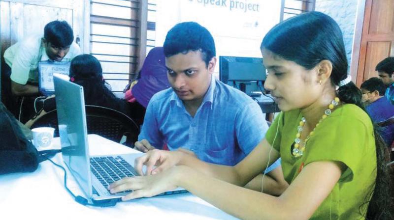 New light: Scribe system for blind students to go