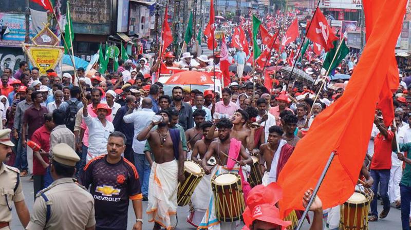 Massive LDF roadshow in Wayanad to counter Rahul Gandhi