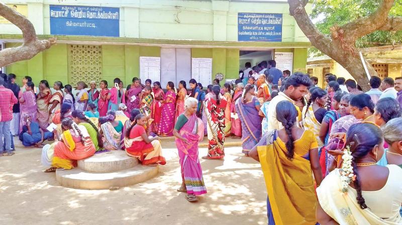 Voters keen despite Gaja misery in Thanjavur district