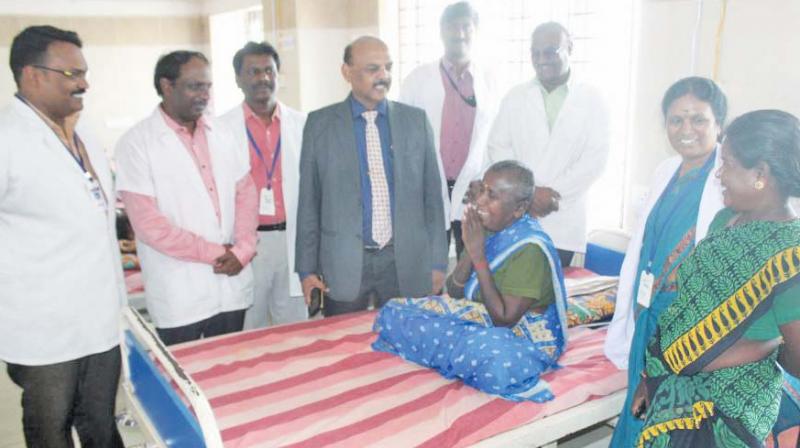 Complex tumour successfully removed in Pudukkottai GH