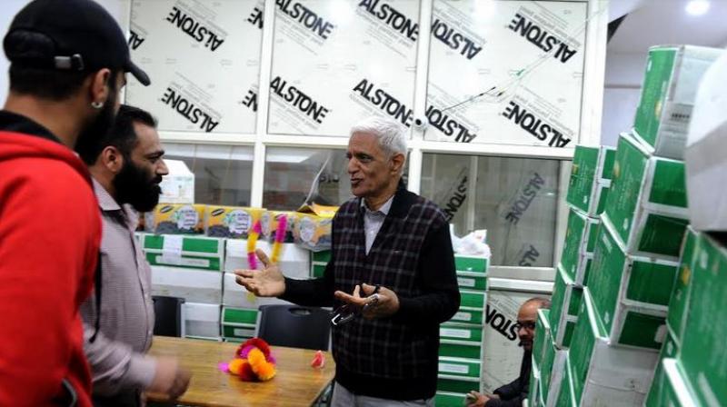 After 29 years Kashmiri Pandit trader returns to valley, reopen his grocery store