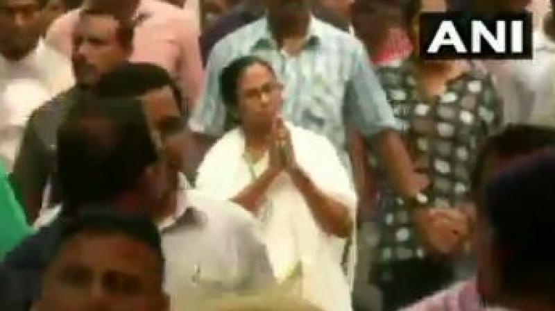 Watch: Mamata Banerjee holds protest march against Amit Shah