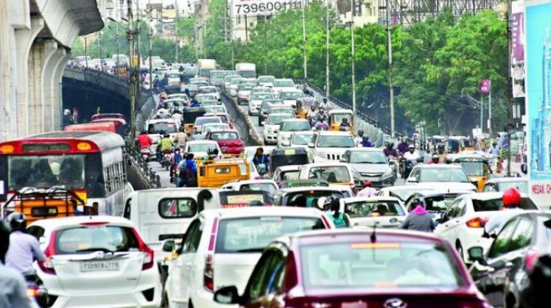 In 2018, the average traffic congestion in Mumbai was 65 per cent, a slight decrease from 66 per cent in 2017. (Representional Image)