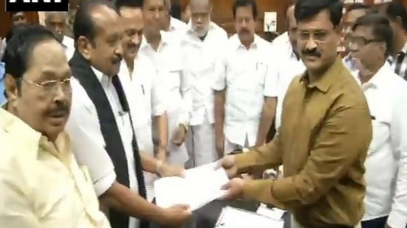 Tamil Nadu: MDMK chief Vaiko files nomination for RS polls