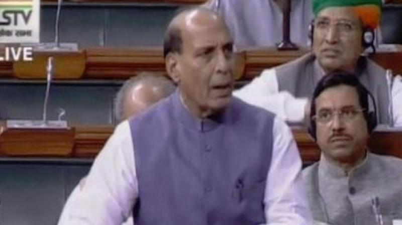 \Congress unable to put its house in order,\ says Rajnath Singh