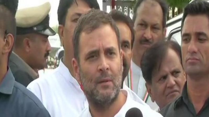 BJP uses money and threats to bring down state government: Rahul Gandhi
