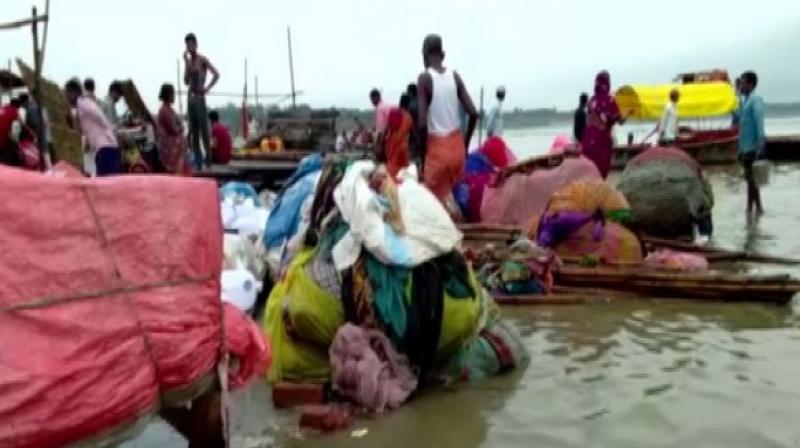 Prayagraj faces flood-like situation as heavy rainfall swells river Ganga