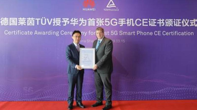 HUAWEI Mate X receives the worldâ€™s first 5G CE certificate awarded by TÃœV Rheinland
