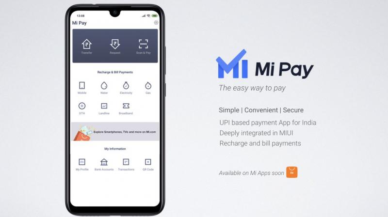 Xiaomiâ€™s UPI-based payments platform Mi Pay launched in India