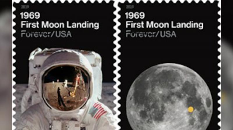 USPS celebrates 50th anniversary of NASA\s first moon landing with special stamps