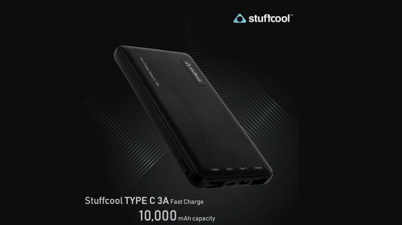 Stuffcool launches 10000 mAh power bank with Type-C 3A input/output