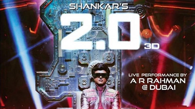 Superstar Rajinikanth off to Dubai for '2 Point O' audio launch