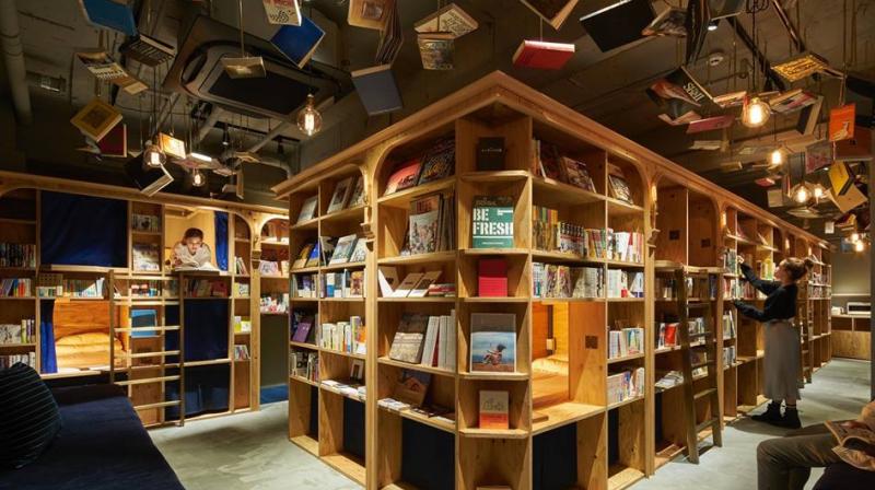 This hostel has the answer to every readers wildest fantasies (Photo: Facebook/Book and Bed Tokyo)