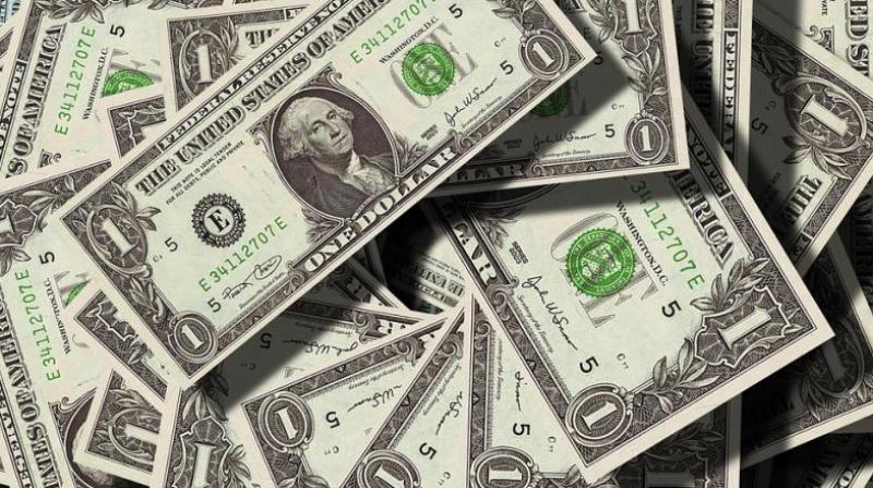 The dollar bought 105.32 yen in Tokyo, down from 105.72 yen in New York but still sharply up from the 101.20 yen mark touched in Asia earlier Wednesday.