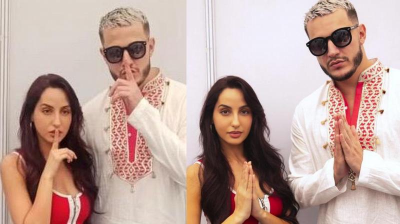 Nora Fatehi and DJ Snake bring the house down at Holi event, collaboration on cards?