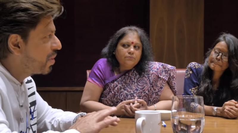 Watch: Shah Rukh Khan meets acid attack survivors ahead of their corrective surgeries