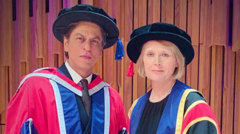 Shah Rukh Khan receives honorary doctorate from The University of Law in London
