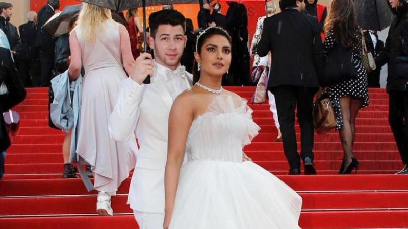 Priyanka Chopra Jonas and Nick Jonas at Cannes 2019. (Photo: Twitter)