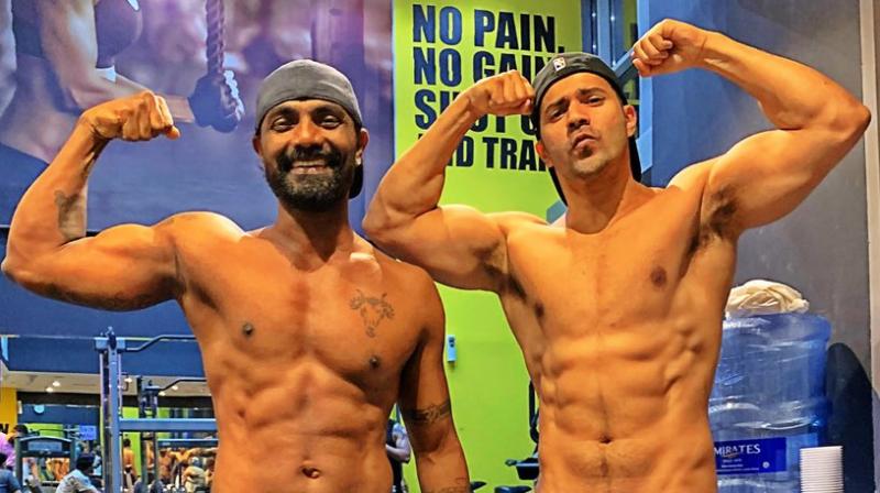 Varun Dhawan and Remo D\Souza sweat it out on a lazy Sunday, check out photo