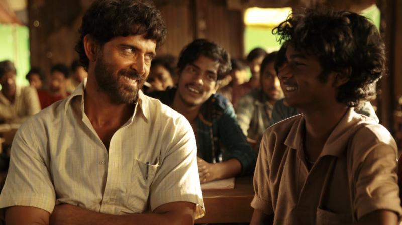 After superhit trailer, Hrithik Roshan introduces his two students from \Super 30\
