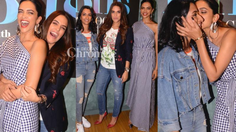 With Padmavati releasing, Deepika is smiling again and has sis for company