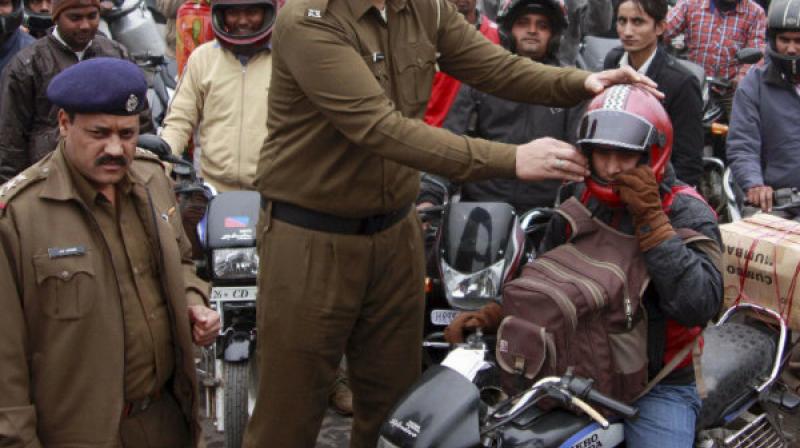 They wrote an essay about the importance of traffic rules (Photo: PTI)