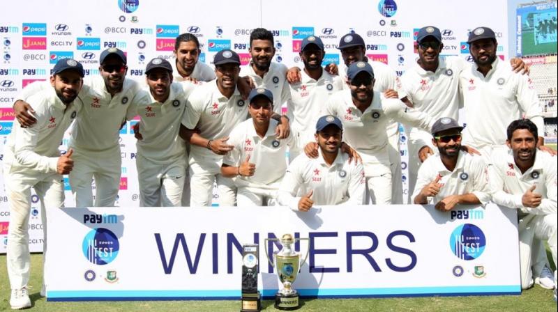 Virat Kohli-led India are going into the Test series, seeking their seventh successive series win going back to the three-Test away series against Sri Lanka in 2015. (Photo: BCCI)