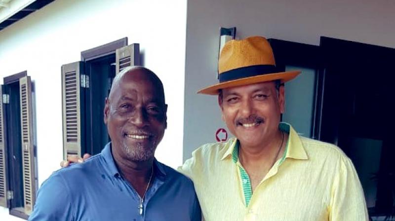 Ravi Shastri acknowledges the \Antiguan King\