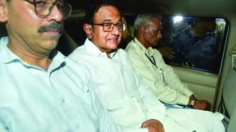 Chidambaram complains to court of \back pain\; says pillow, chair removed from jail