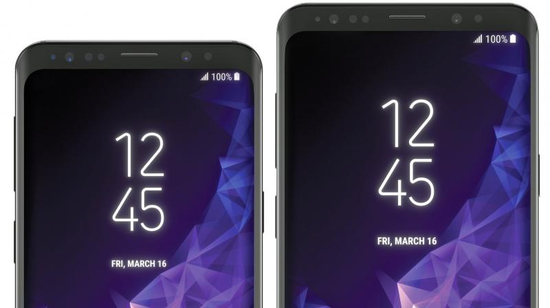 The Samsung Galaxy S9 and S9+ as seen in photos leaked by Evan Blass.