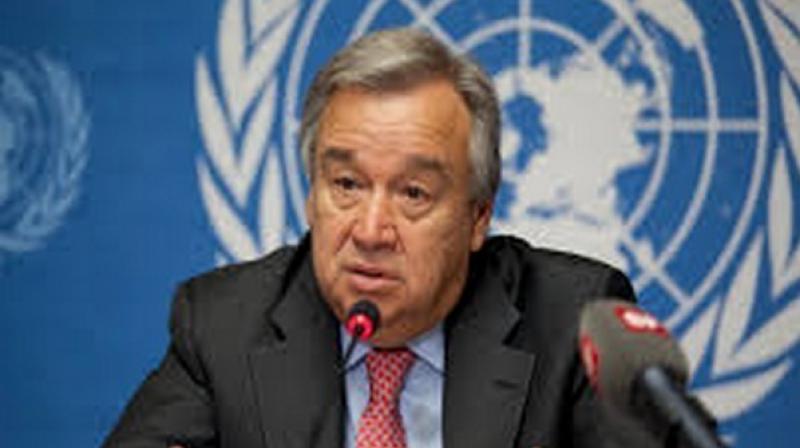 Dialogue between India, Pak \essential element\ to resolve dispute: UN Chief