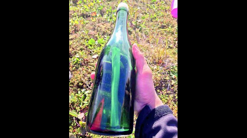 50 years later: Alaska man finds bottle with Russian note