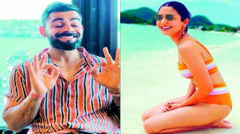31-year-old Anushka Sharma, who is currently on a sabbatical from films, seems to be spending quality time in the West Indies with her husband and Team India captain, Virat Kohli.
