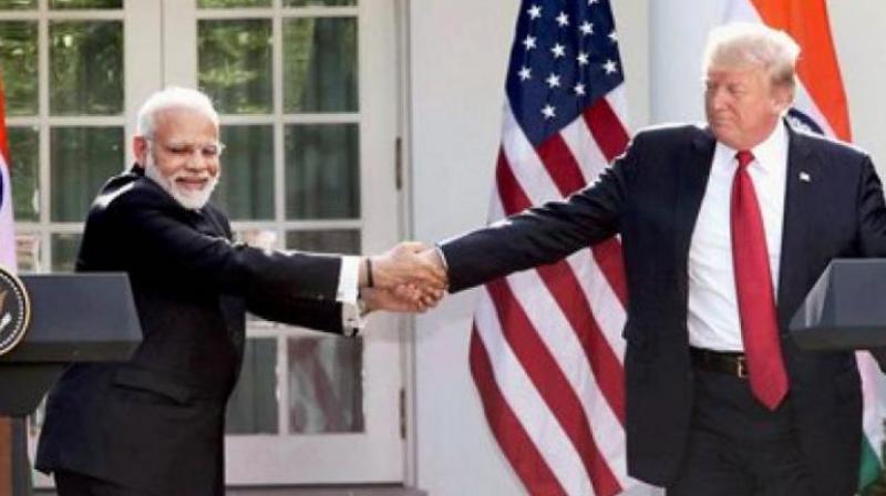 Prime Minister Narendra Modi and US President Donald Trump.