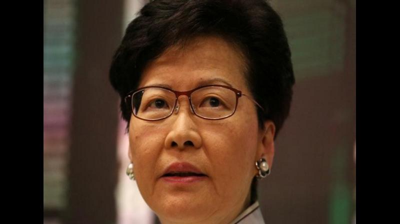 20,000 apply for chance to \vent anger\ at Hong Kong leader Carrie Lam