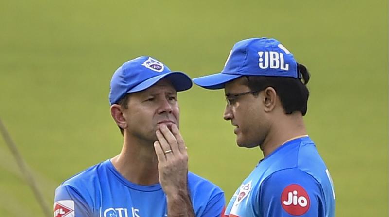 IPL 2019: Ganguly conducts Delhi Capitals training, to sit in dugout during KKR clash