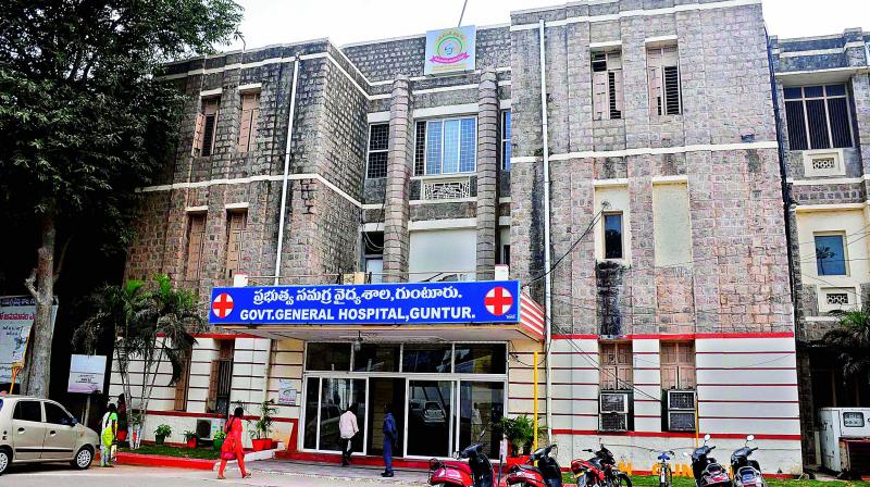 The oldest Government General Hospital (GGH) at Guntur which is the only government hospital to offer free knee replacement surgeries in AP. (Photo: DC)