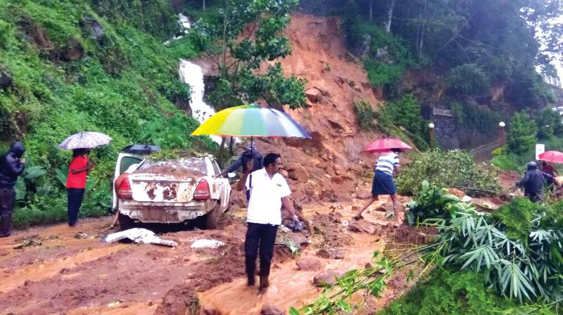 Landslide at Munnar (file pic).