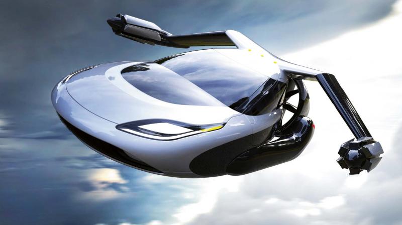Watch: Flying car floats in air for a minute during test flight