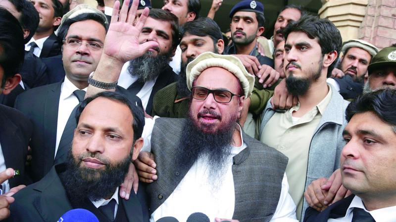 After being released Hafiz Saeed said he would  continue fighting for Kashmiris till they get  freedom .